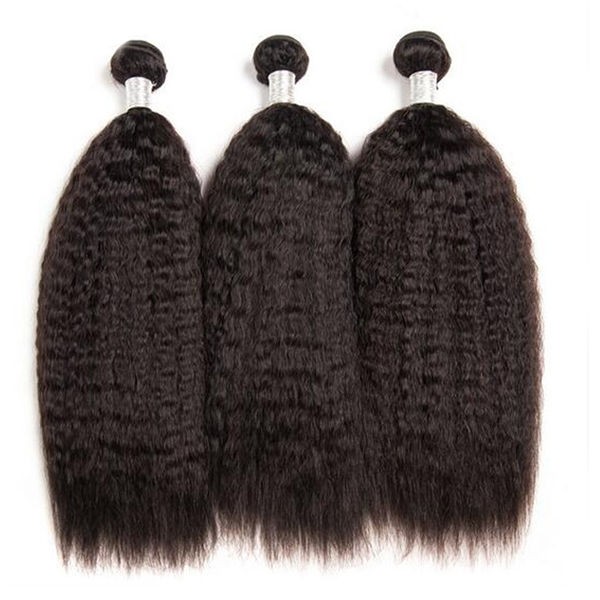 Persephone 8A Grade Brazilian 100% Virgin Human Hair Kinky Straight 3 Bundles