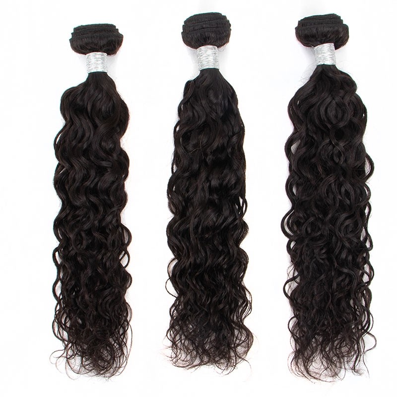 Persephone 8A Grade Brazilian 100% Virgin Human Hair Natural  Wave 3 Bundles