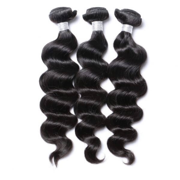 Persephone 8A Grade Brazilian 100% Virgin Human Hair Loose Wave 3 Bundles
