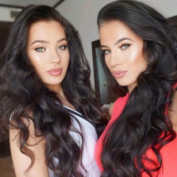 Body Wave Brazilian Virgin Human Hair Lace Front Wig 