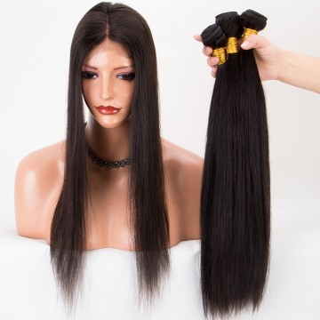 Persephone 8A Grade Brazilian 100% Virgin Human Hair Straight 3 Bundles